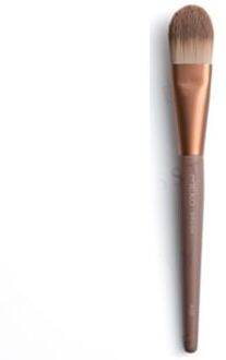 Twilight Gold Artistry Brush Series Flat Round Foundation Brush A02
