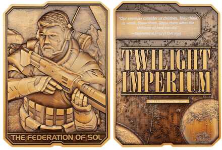 Twilight Imperium Ingot The Federation of Sol Limited Edition