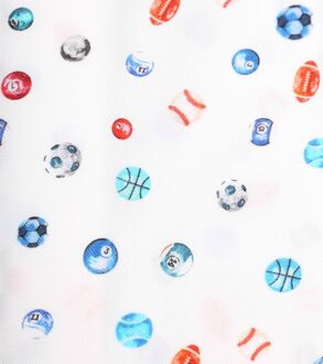 Twill Overhemd Ballen Wit Multicolour - 41