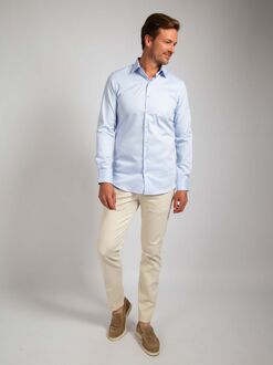 Twill Overhemd Lichtblauw - 37,38,39,40