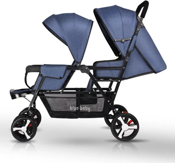 Twin Baby Stroller Folding Double Stroller Can Sit Lying Lightweight Newborn Pram Portable Kids Mutiple Stroller Travel System