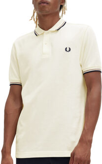 Twin Tipped Shirt - Crèmekleurige Polo Wit - M