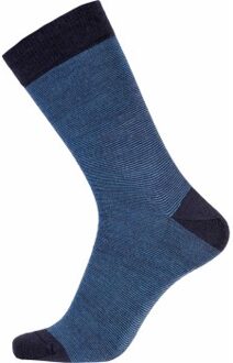 Twin Wool Cotton Sock Blauw,Rood,Zwart,Bruin - Maat 40/45,Maat 45/48