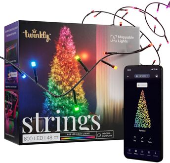 Twinkly Strings Lichtsnoer - 48m - Zwart