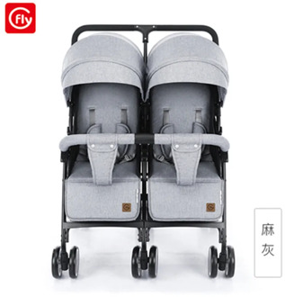 Twins Baby Stroller Sitting And Lying Portable Baby Carriage Folding Second Child Artifact Double Seat Twin Stroller For Newborn