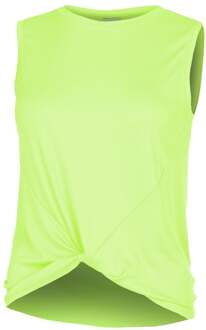 Twist Front Tanktop Dames-Neongroen - XS,S,XL