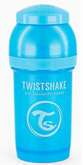 Twist shake Antikoliek zuigfles vanaf 0 maanden 180 ml, Pearl Blauw