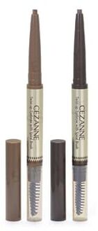 Twist-Up Eyebrow With Spiral Brush 02 Olive Brown