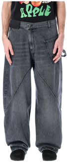 Twisted Workwear Jeans JW Anderson , Gray , Heren - W32