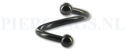 Twister 1.6 mm zwart M