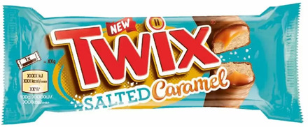 Twix Twix - Salted Caramel Biscuit Twin Bars 46 Gram ***THT 24-03-2024***