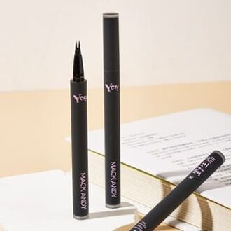 Two-Pronged Wild Liquid Eyebrow Pen - 3 Colors 03# Charm Black - 0.45ml