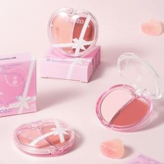 Two-Tone Multi-Use Cream Blush - 3 Types H103# Rose Pink - 2.7g