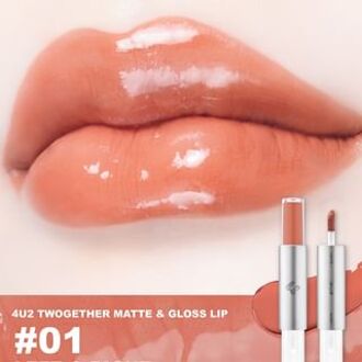 Twogether Matte and Gloss Lip 01 Left & Right