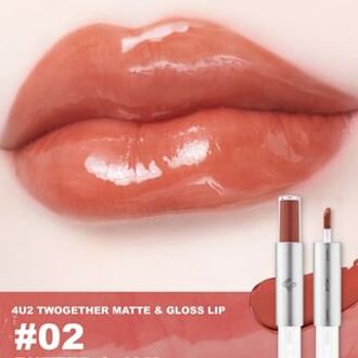 Twogether Matte and Gloss Lip 02 Butter & Jam