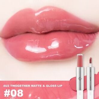 Twogether Matte and Gloss Lip 08 More & More