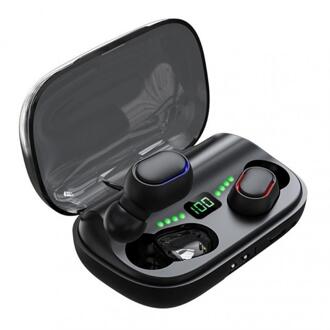 Tws Bluetooth 5.0 Koptelefoon Opladen Doos Draadloze Hoofdtelefoon 9D Stereo Sport Waterdichte Oordopjes Headsets Met Microfoon