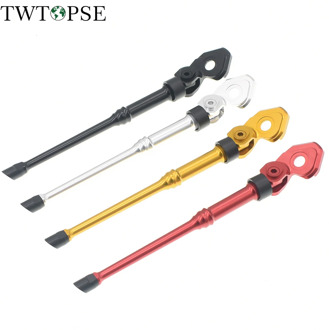 TWTOPSE 90g Bike Bicycle Kickstand Rack For Brompton Folding Bike Bicycle CNC Hollow Lightweight Stand Kick Stand Packing Rack