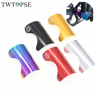 TWTOPSE Alloy Bicycle Frame Protector Pads For Brompton Folding Bike Bottom Bracket BB Sticker Protection Guard Pad For 3SIXTY