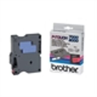 TX-431 tape zwart op rood 12mm x 15m (origineel)