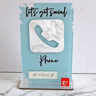 Tx Ins Twitter Facebook Wifi Douche 3Mm Acryl Goud Spiegel Sociale Media Teken Business Teken Voor winkel Decoratie TELEPHONE