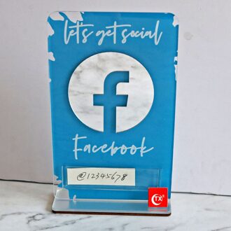 Tx Ins Twitter Facebook Wifi Douche 3Mm Acryl Goud Spiegel Sociale Media Teken Business Teken Voor winkel Decoratie