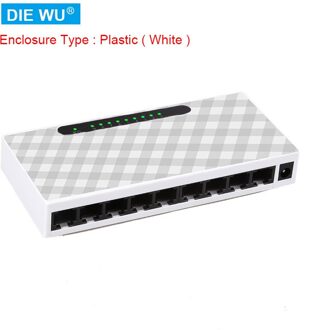 TXE091 9-Port 10/100M Ijzer/Plastic Shell Ethernet Network Switch/Ethernet Splitter/Plug & Play/Verkeer Optimalisatie/Unmanaged plastic schelp