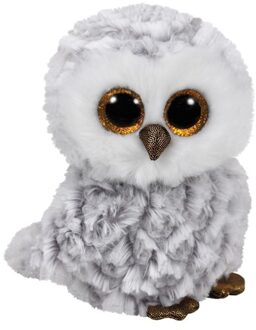 TY Beanie Boo's knuffel uil Owlette - 15 cm Wit