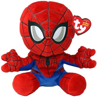 TY Marvel Spiderman Soft 15cm Licentie Multikleur - Print