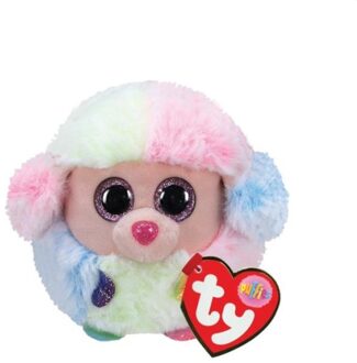 TY Teeny Puffies Rainbow Poodle 10cm