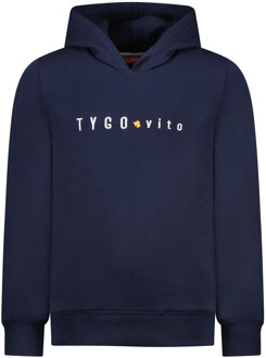 TYGO & vito jongens hoodie XNOOS-6302/190 blauw - 110-116