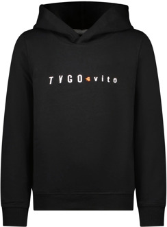 TYGO & vito jongens hoodie Zwart - 98-104