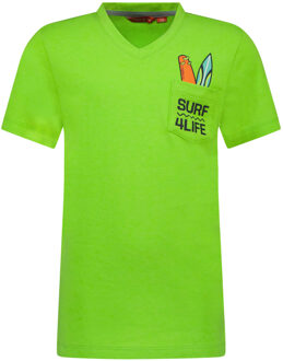 TYGO & vito jongens shirt X203-6458 neon groen - 98-104