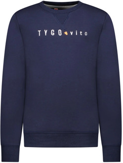 TYGO & vito jongens sweater XNOOS-6300/190 blauw - 98-104
