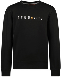 TYGO & vito jongens sweater Zwart - 110-116