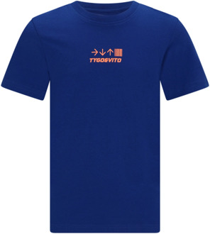 TYGO & vito jongens t-shirt Blauw - 146-152