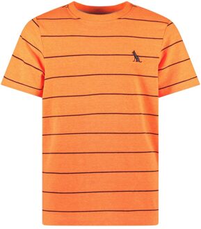 TYGO & vito Jongens t-shirt - Jack - Neon oranje - Maat 110/116