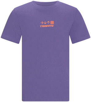 TYGO & vito jongens t-shirt Paars - 146-152