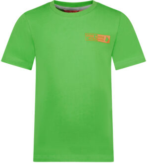 TYGO & vito Jongens t-shirt - Tijn - Helder groen - Maat 98/104