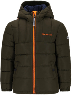 TYGO & vito jongens winterjas Groen - 146-152
