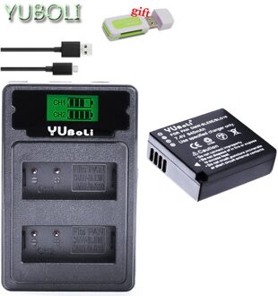 TYPE-C DUAL charger + DMW-BLG10 DMW BLG10E BLG10 Camera Batterij voor Panasonic Lumix DMC GF6 GX7 GF3 GF5 DMW BLE9 BLG10 lader en 1accu