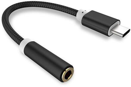Type C Hoofdtelefoon Adapter Voor Huawei Xiaomi Oortelefoon Hoofdtelefoon Kabel Adapter USB-C Naar 3.5Mm Jack Aux Kabel Draagbare Universele 4