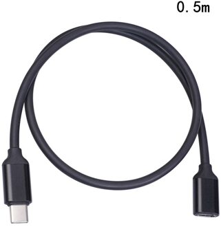 Type-C Man-vrouw Verlengkabel 3671-45 Usb Type Cc-Man-vrouw Verlengkabel connector Verlengsnoer 0.5m