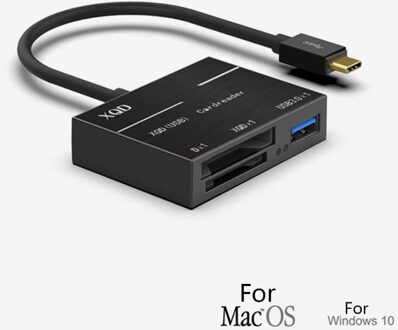 Type-C Om Xqd/Sd Card High Speed Kaartlezer USB3.0 Camera Computer Kit Adapter Voor Sony G serie Voor Lexar Xqd Kaarten