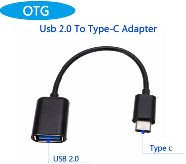 Type C Otg Adapter Kabel Voor Samsung S10 S10 + Xiaomi Mi 9 Een Plus Android Macbook Muis Gamepad Tablet pc Type C Otg Usb Kabels 6