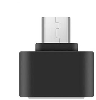 Type C Otg Usb 3.1 Naar USB2.0 Adapter Connector Voor Samsung Huawei Telefoon Hoge Speed Gecertificeerd Mobiele Telefoon Accessoires zwart