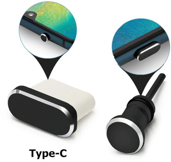 Type C Phone Charging Port 3.5mm Earphone Jack Sim Card USB C Dust Plug For Samsung S10 S9 S8 Note 8 9 Huawei P10 P20 P30 Pro