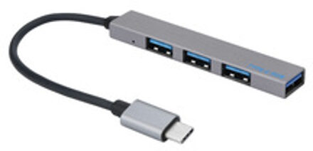 Type-C Tot 4 Usb Hub Expander Ultradunne Mini Draagbare 4-Port Usb 3.0 hub Usb Power Interface Voor Mac-Book Laptop Tablet Co