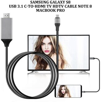 Type-C USB-C Naar Hdmi Hdtv 4K Kabel Voor Samsung Voor Galaxy Note 8 9 S10 + Plus