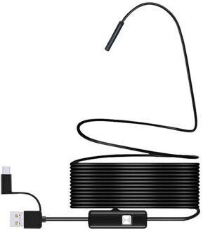 Type C Usb Mini Endoscoop Camera 7Mm 2M 1M 1.5M Flexibele Harde Kabel Snake Borescope Inspectie camera Voor Android Smartphone Pc